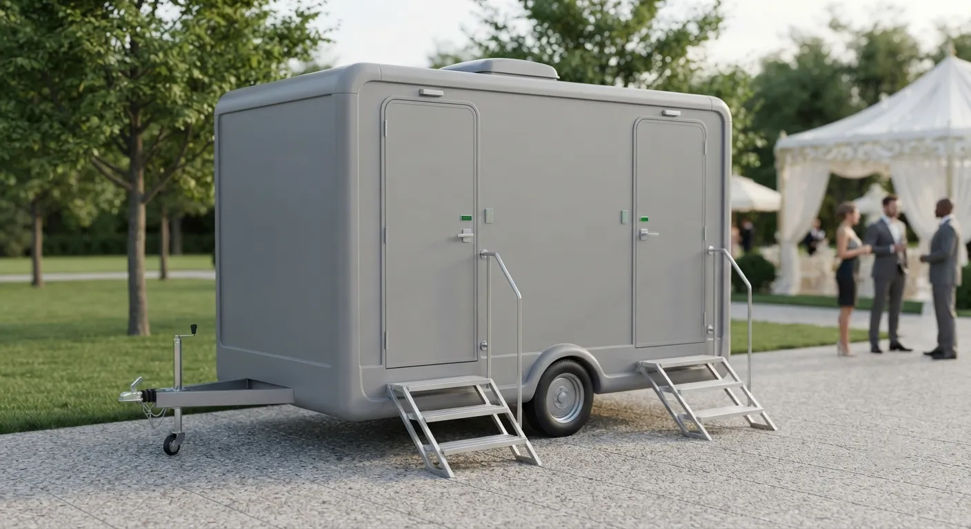 2 Stall Restroom Trailer in Richardson, TX