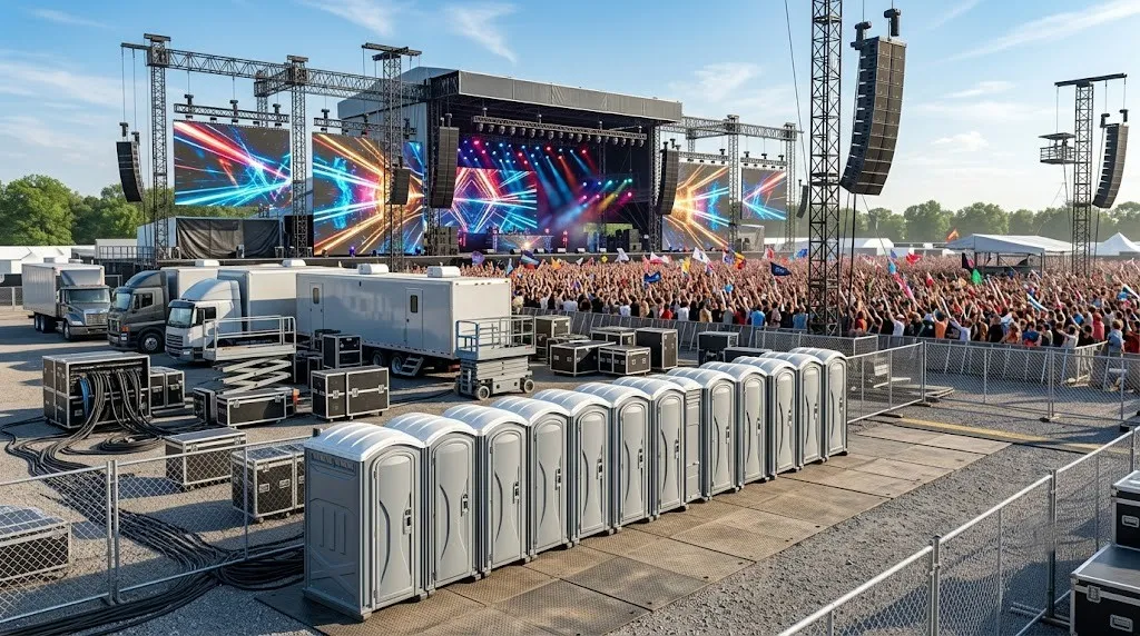 Concert Restroom Rental in Richardson, TX