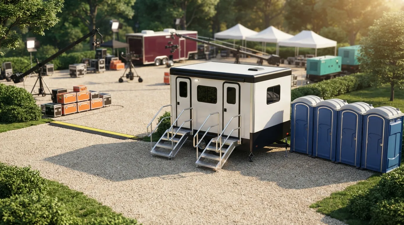 Film Set Restroom Rental in Richardson, TX