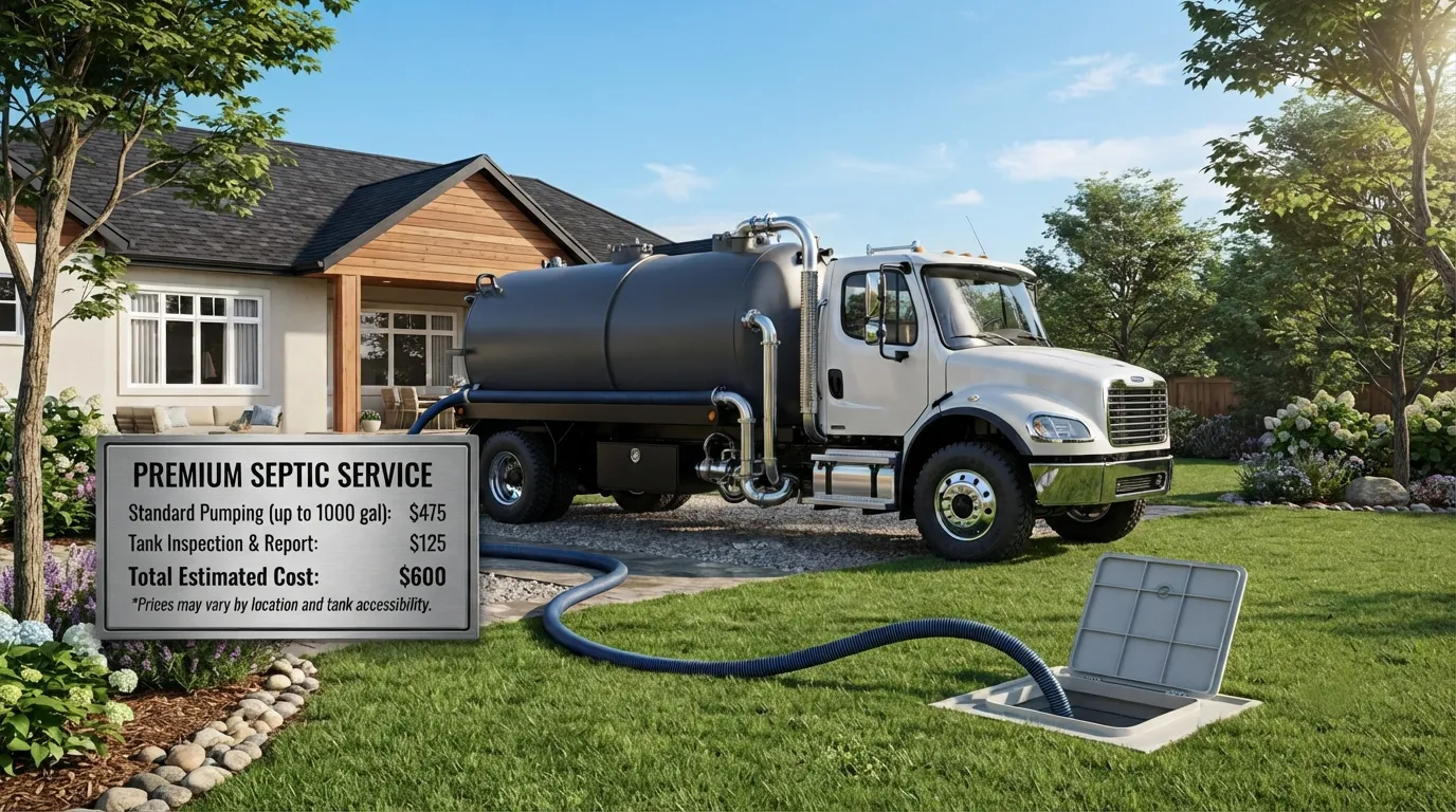 Septic Tank Pumping Cost in Richardson, TX